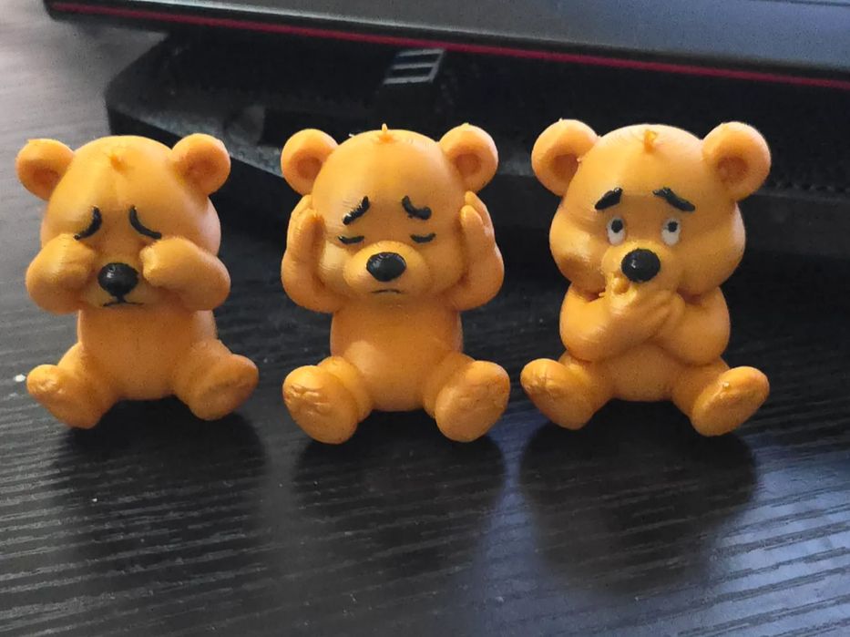 Ursos "Não Vejo, Não Ouço, Não Falo"