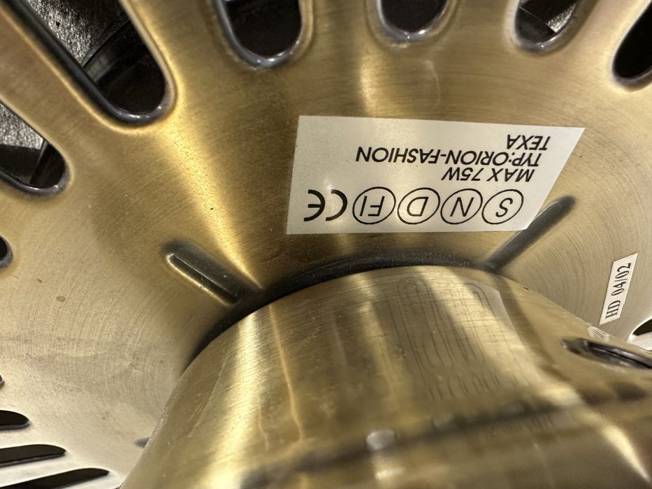 Світильник з вентилятором (новий. )