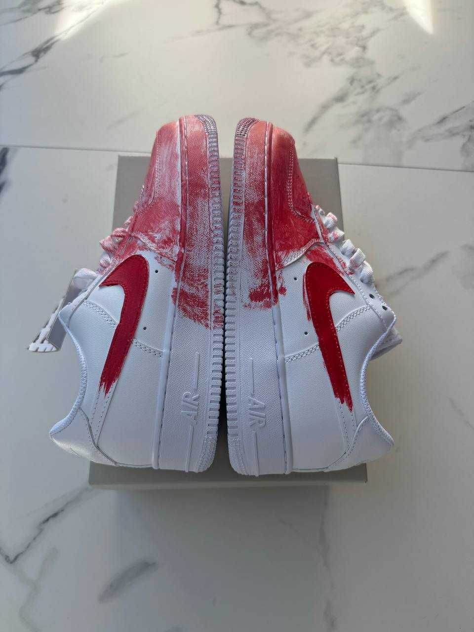 Чоловічі Кросівки Nike Air Force 1 Low Custom Blood 41-45