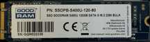 Dysk SSD Goodram S400U 120GB M.2 SATA