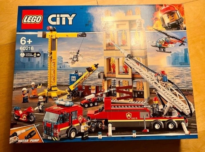 Lego City 60216 STRAŻ POŻARNAw śródmieściu