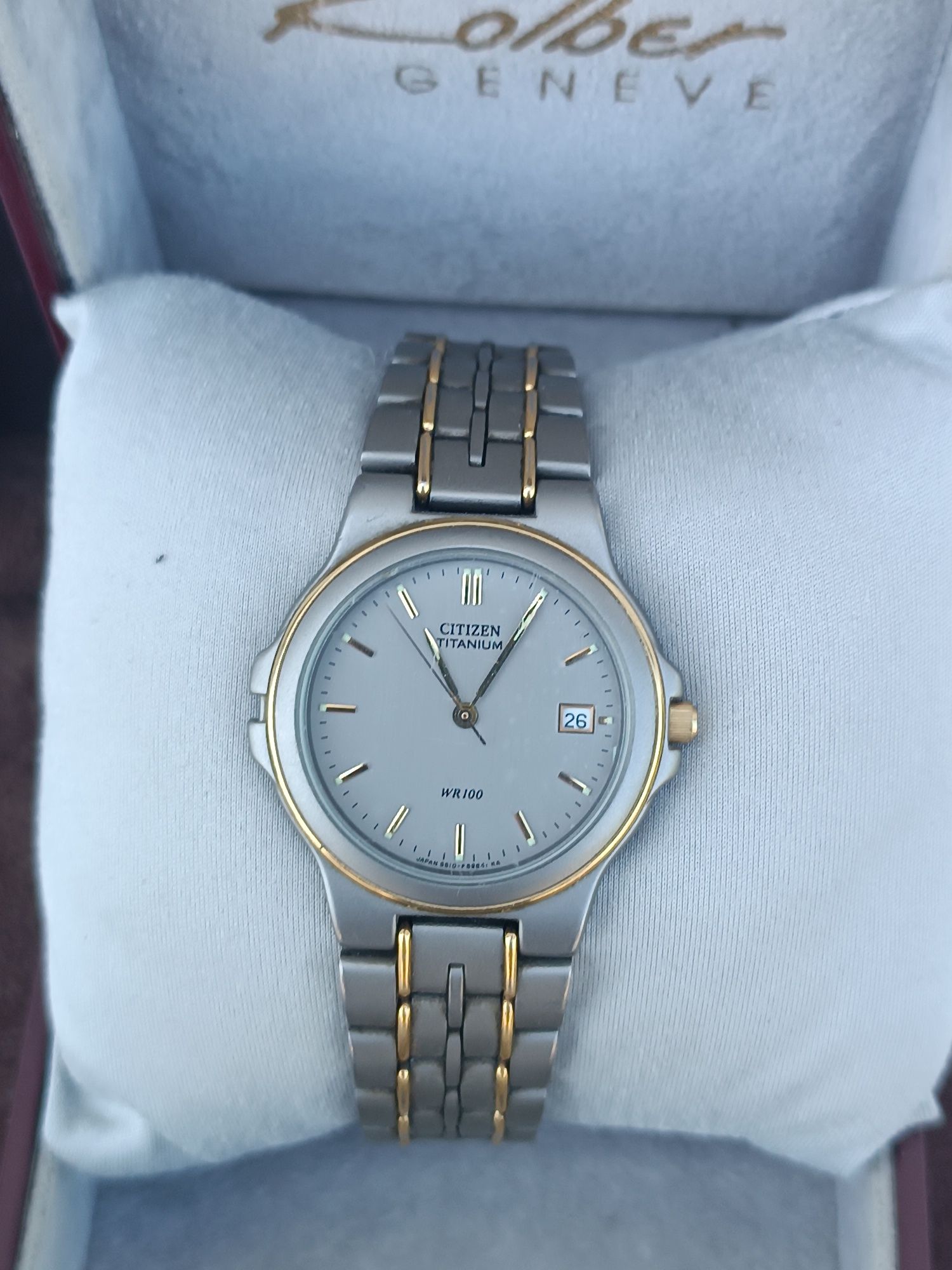 Zegarek Citizen we 100 tytanowu qartz