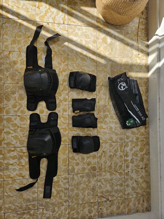 Protecções skate  decathlon tam s