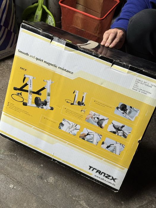Trenażer rowerowy TRANZX magnetyczny nowy