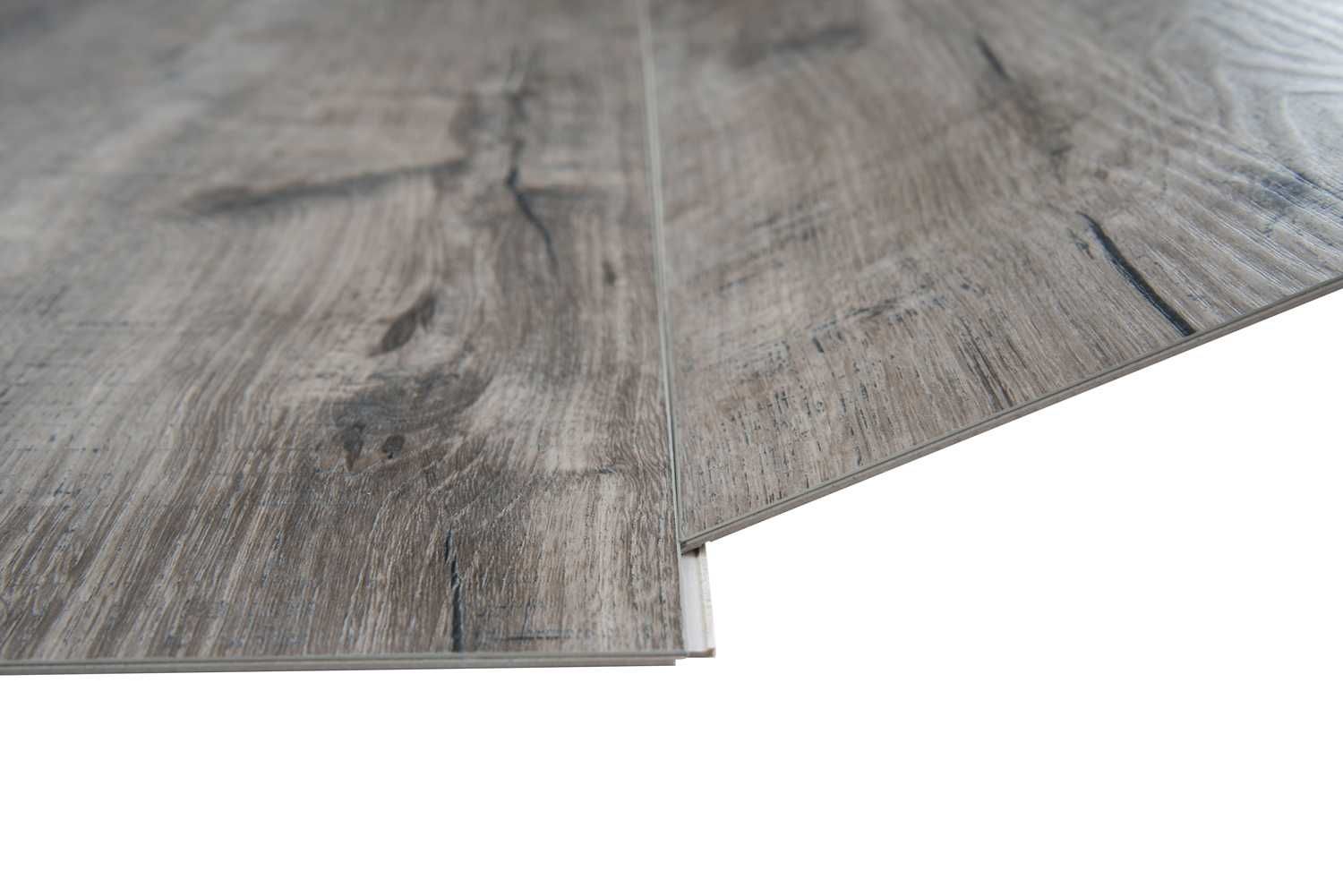 Panele winylowe SPC Dąb Szary Premium 5 mm I OUTLET | II gatunek