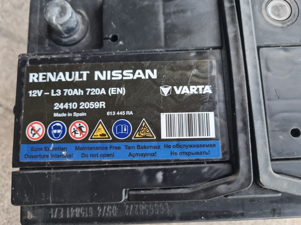AKUMULATOR 12v 70ah 1.9tdi Audi a4 b5 b6 b7 b8 a6 c5 c6 VW passat golf