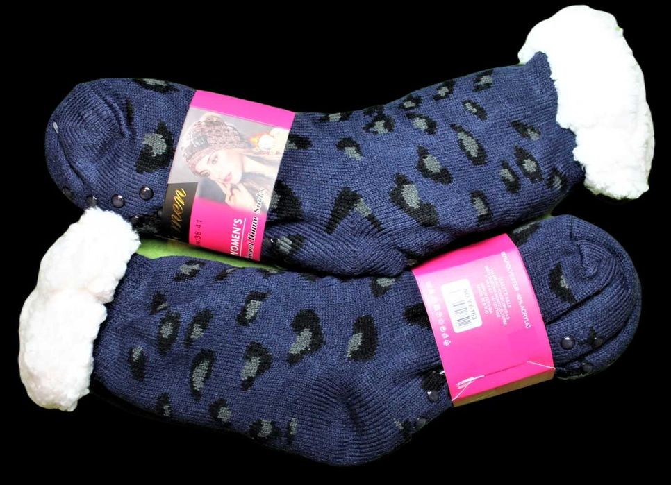 Skarpety kapcie, ocieplane barankiem r.35-38