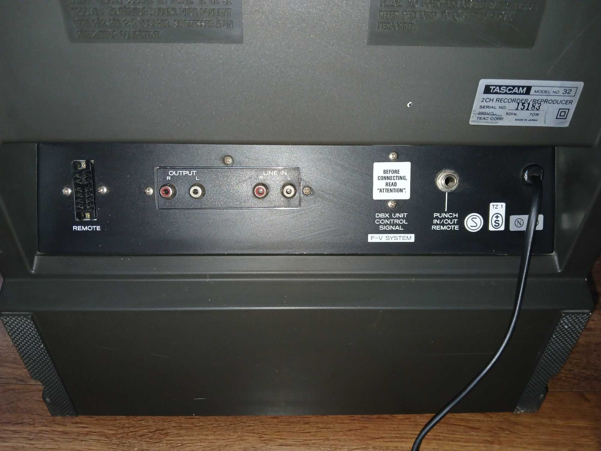 Tascam 32 Profesjonalny magnetofon szpulowy 2 ścieżki, 2 prędkości