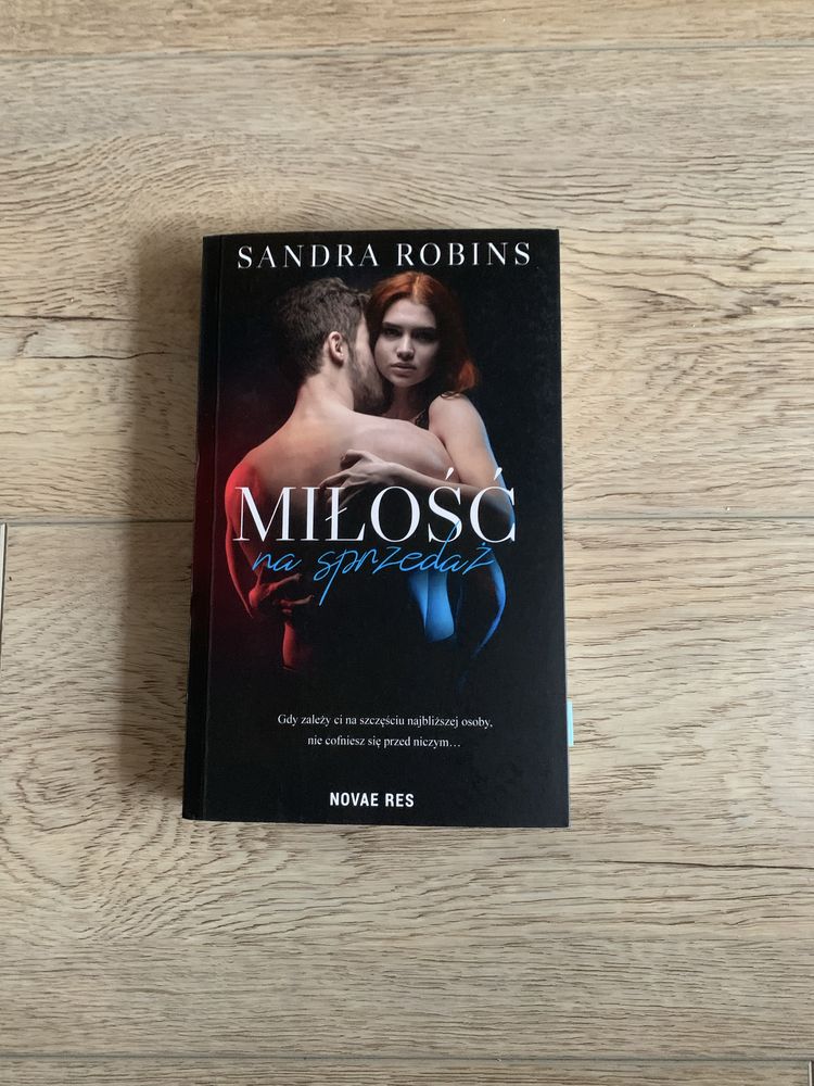 Książka kobieca romans „Miłość na sprzedaż” Sandra Robins