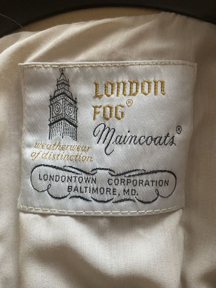 Trencz angielskiego domu mody London Fog