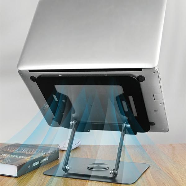 Awei Uchwyt Biurkowy X46 Rotacyjny Na Laptopa Czarny/Black