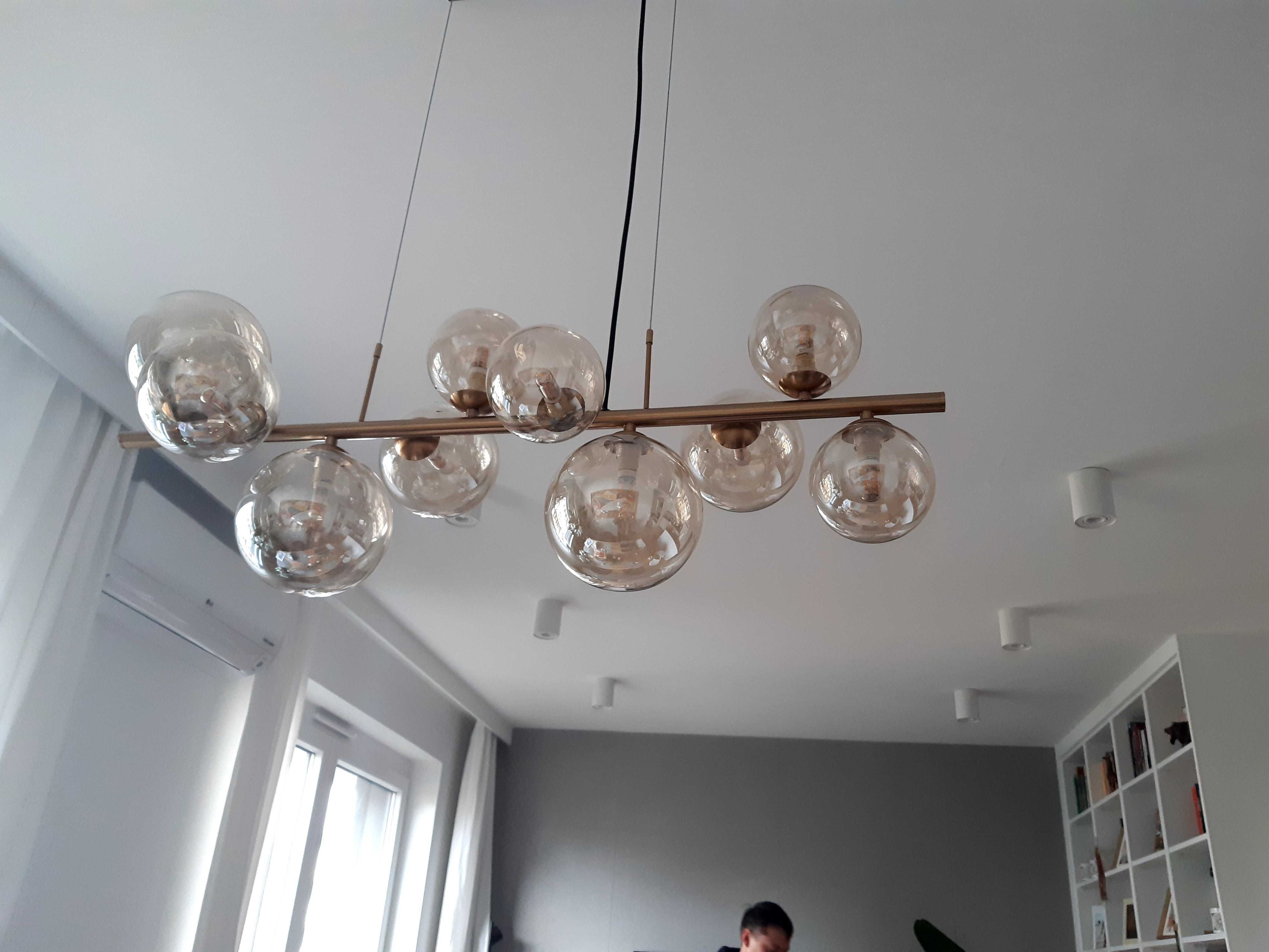 Lampa wisząca Canello szklane kule