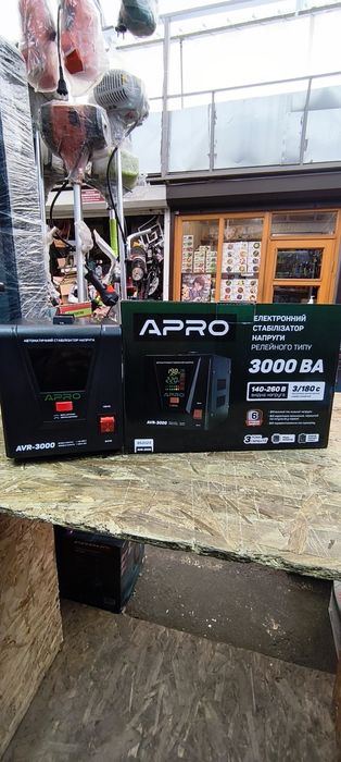 Стабілізатор напруги релейний APRO AVR-3000