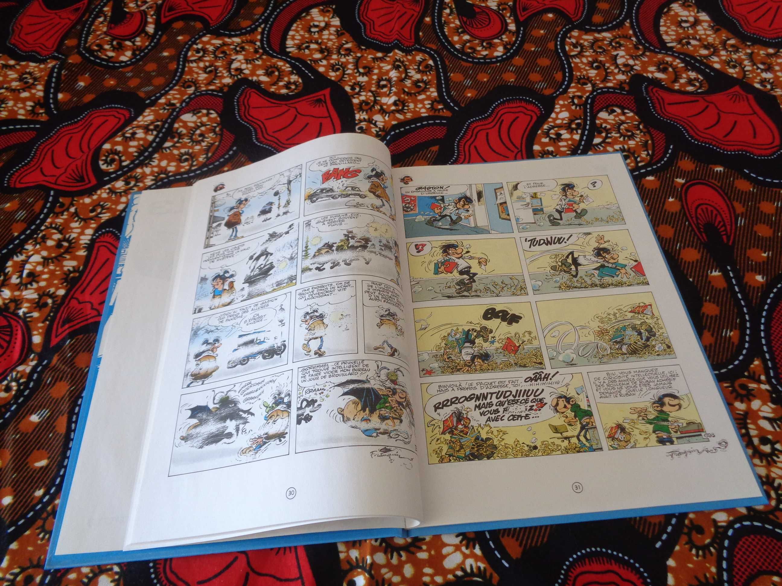 Pack 4 livros Gaston Lagaffe (Francês). Capa Dura. Portes Incluídos.