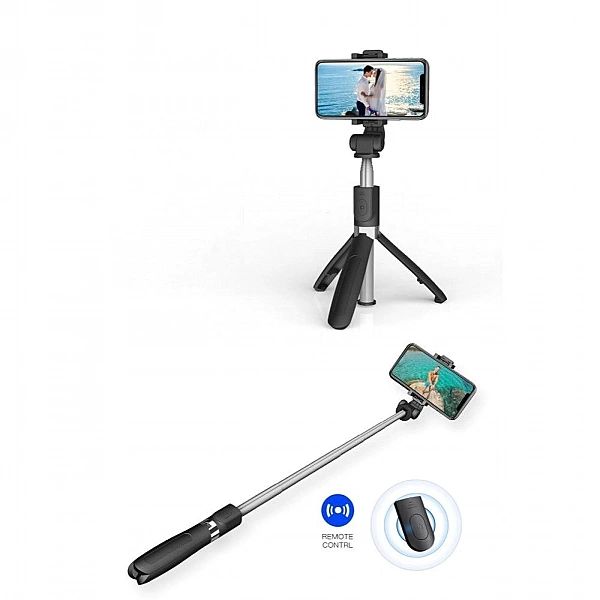 Bezprzewodowy Selfie Stick Statyw Tripod L01S
