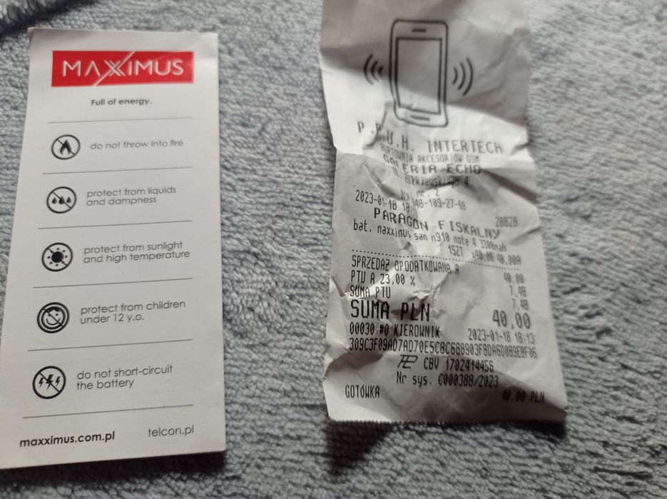 Bateria do Samsunga Galaxy Note 4