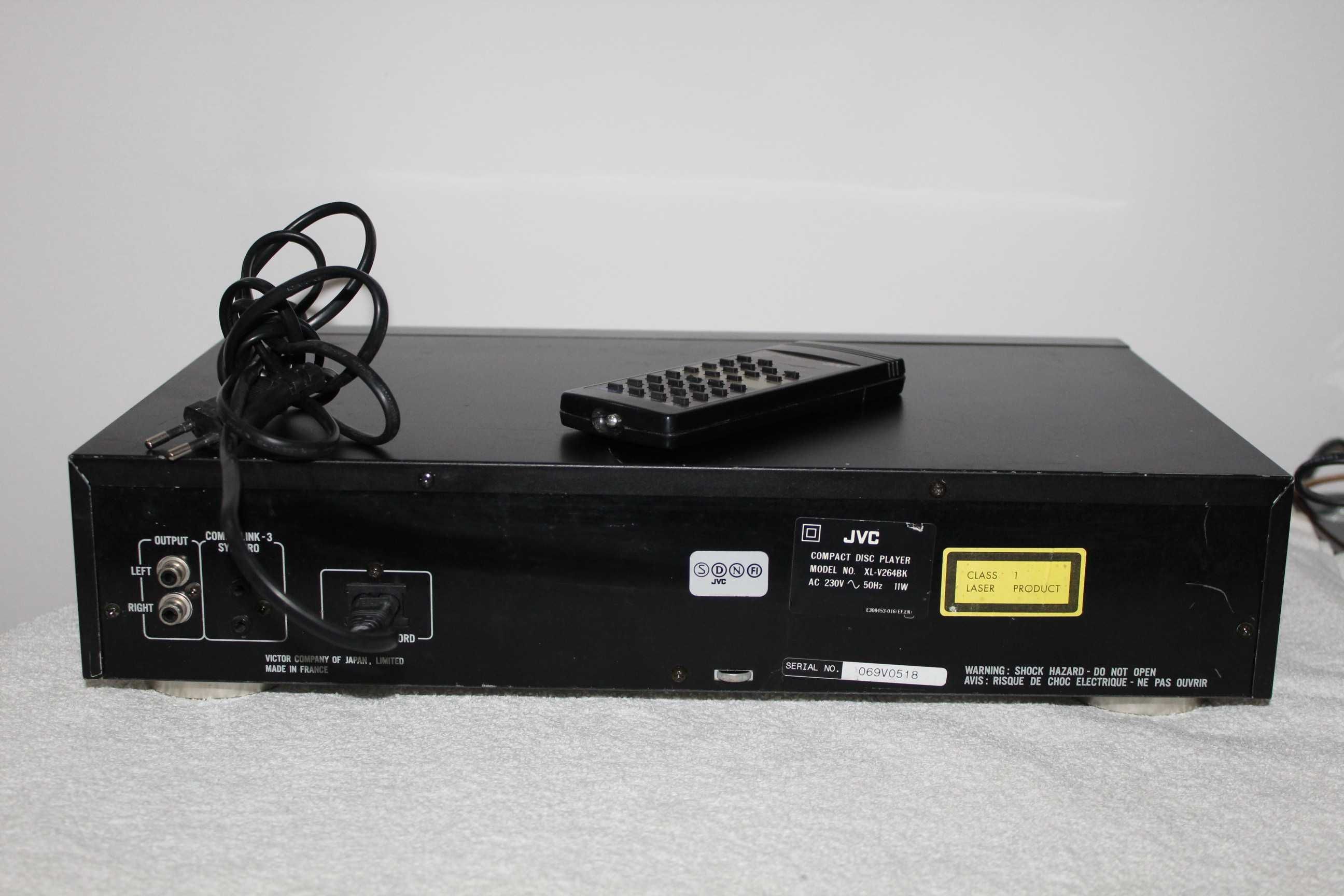 JVC XL-V264 Odtwarzacz płyt CD segment Pilot Wysyłka
