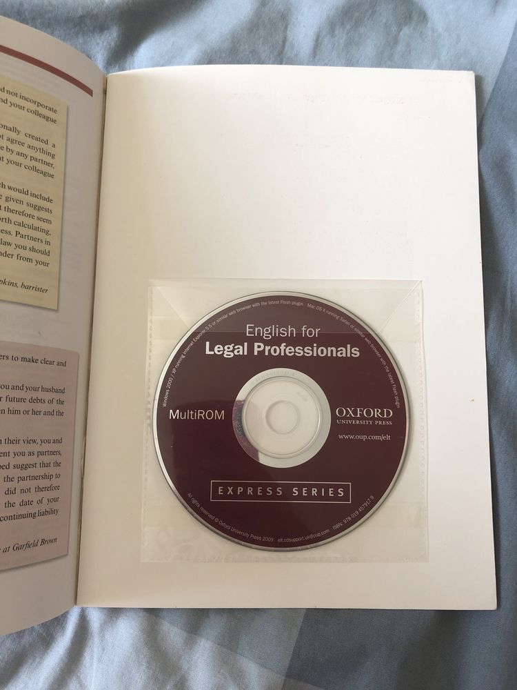 English for legal professionals - Andrew Frost