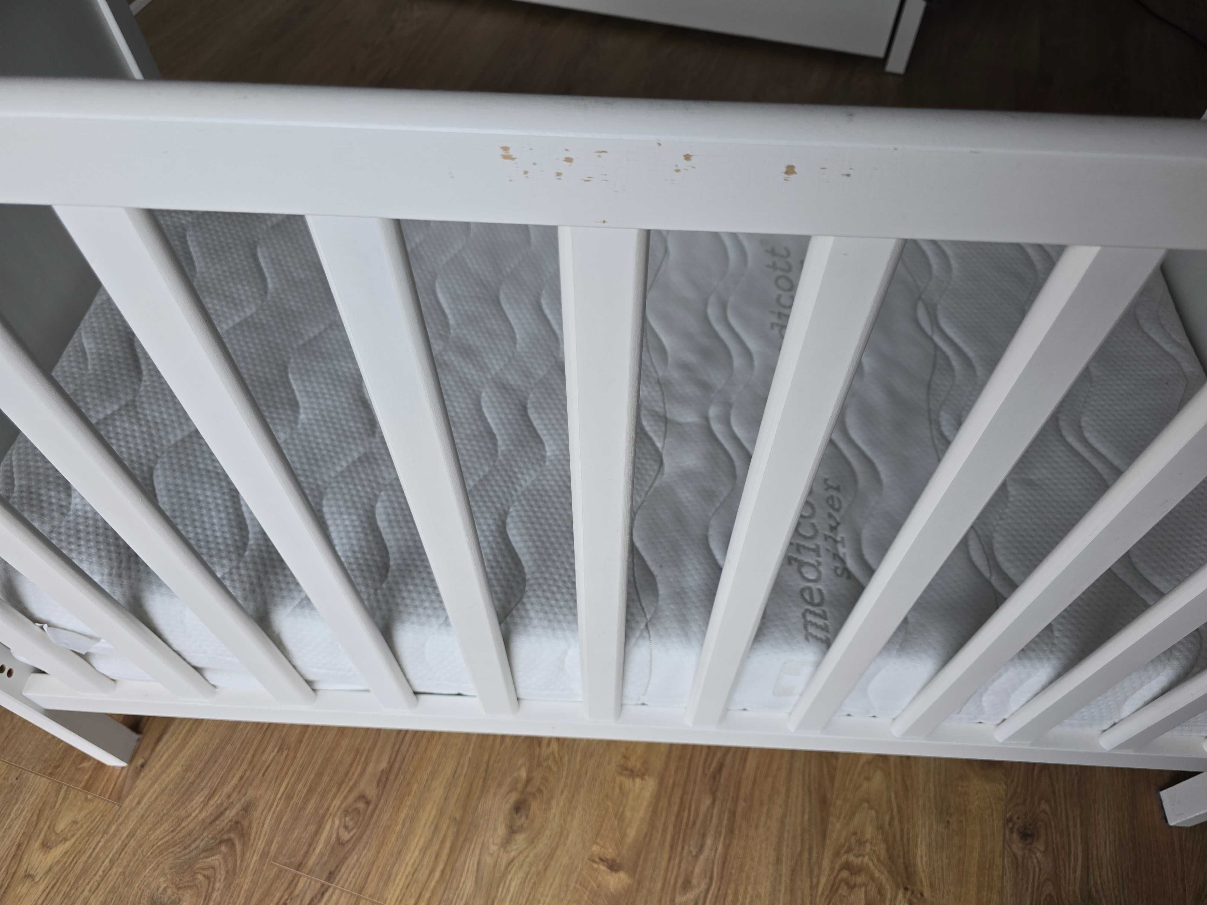 Łóżeczko dziecięce IKEA SUNDVIK 60x120 cm + materac HILDING
