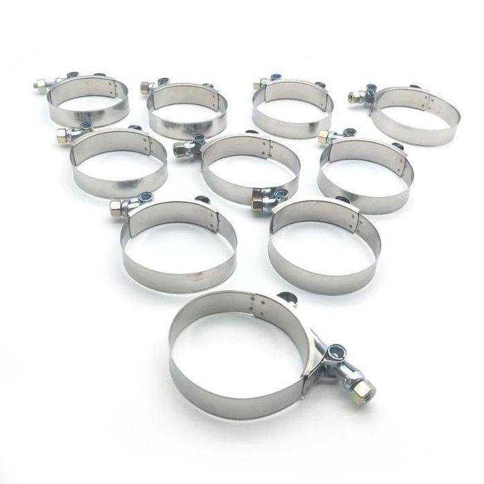 Braçadeiras Inox Tubagem Admissão Intercooler - Várias medidas
