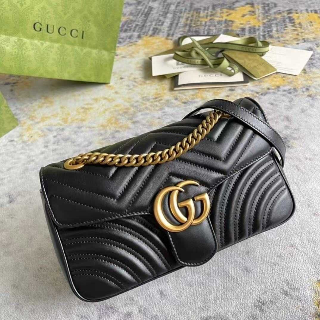 GUCCI GG Marmont Chain Flap Bag