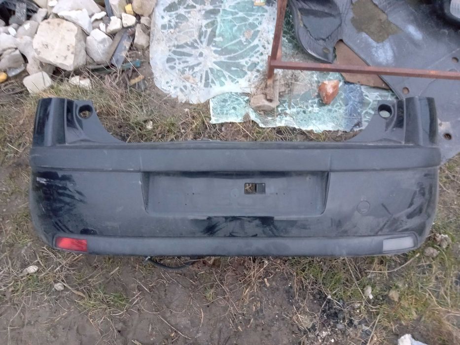 Zderzak Tył Tylni Citroen C4 2006r. Hatchback 5 Drzwi Czarny