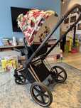 Cybex Priam 4.0 Spring Blossom rama rose gold(mozliwosc kupna czarnej