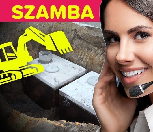 Szambo betonowe szamba zbiornik 10m3 z wykopem i montażem PSZCZYNA