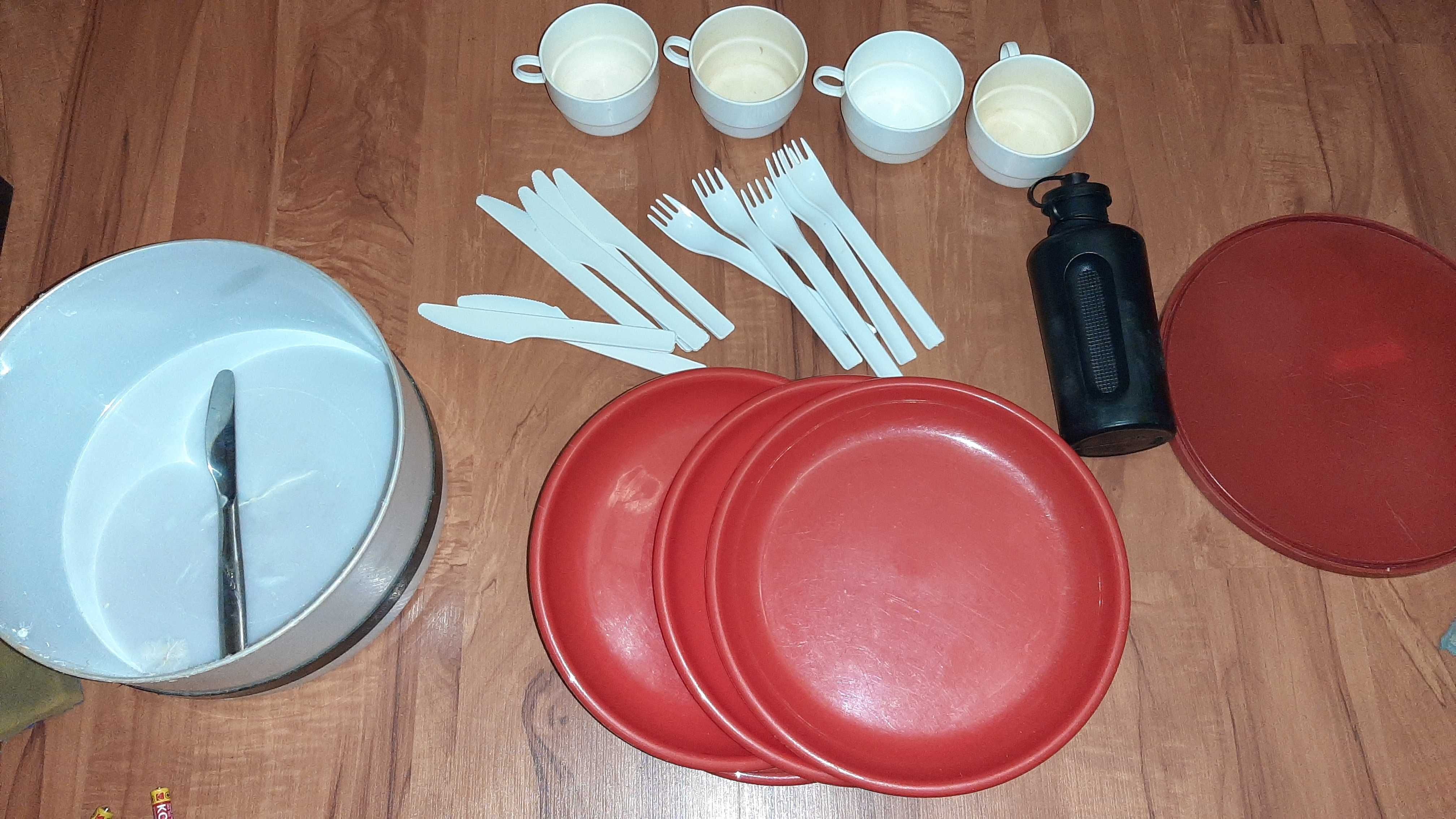 Походный набор пластиковой посуды СССР