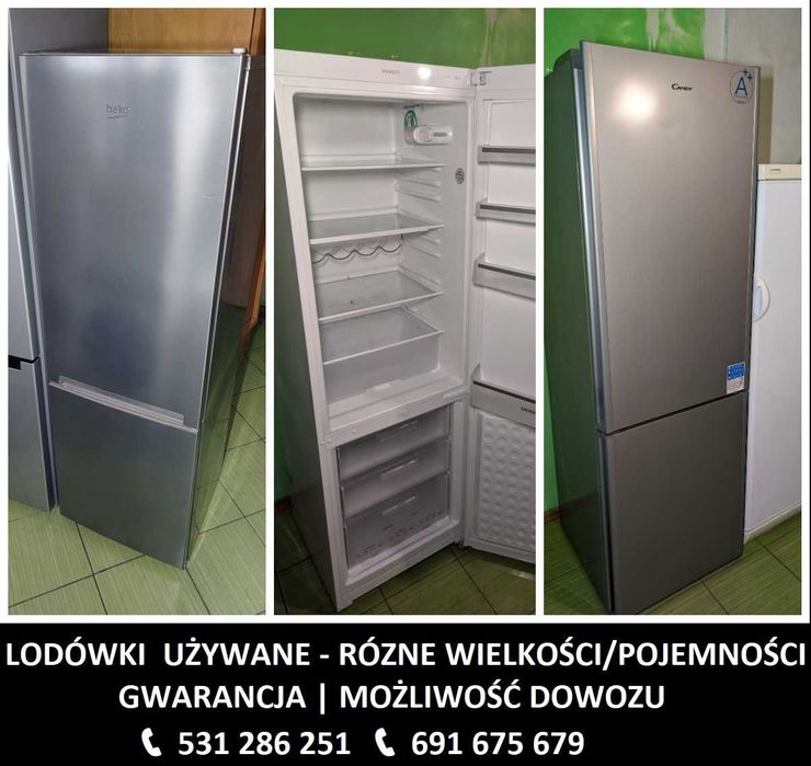 Lodówka lodówki lodówko-zamrażarki - gwarancja/możliwy dowóz
