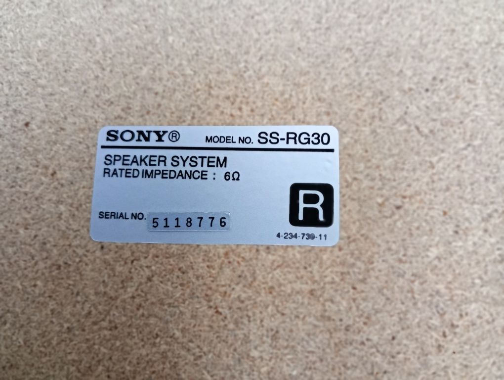 Kolumny Sony SS RG30