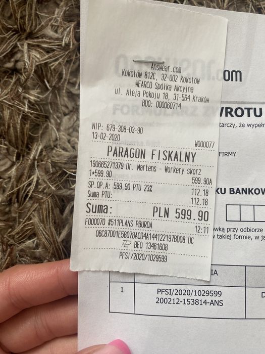 Dr.Martens glany z róźami