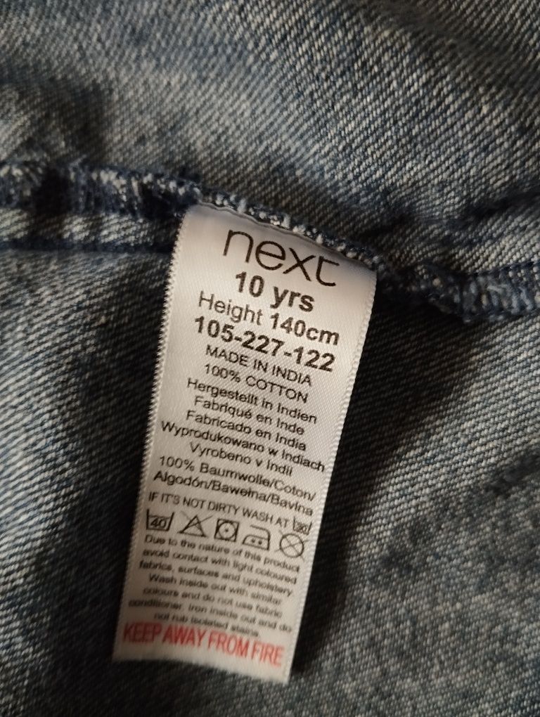 Sukienka jeansowa dla dziewczynki 140 Next