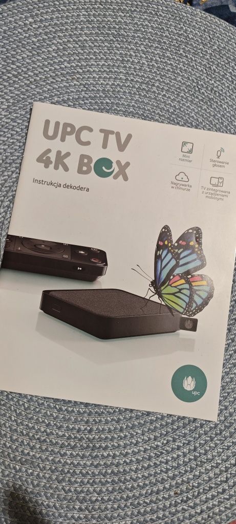 Dekoder UPC TV 4K Box z pilotem