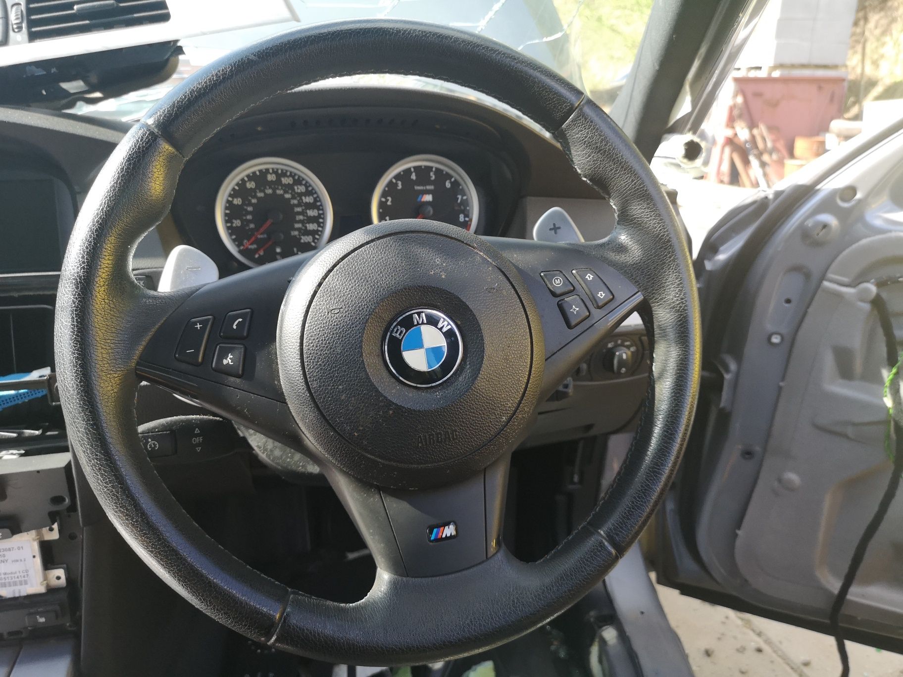 Bmw e60 m5 kierownica stan idealny łopatki
