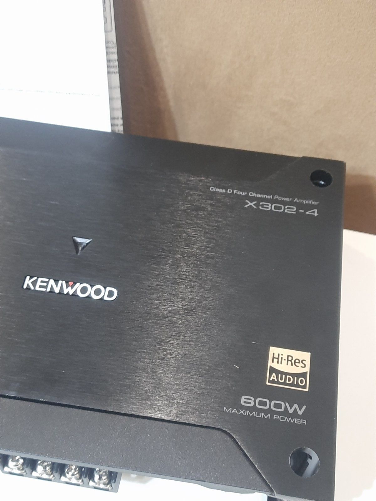 Автомобильный усилитель звука Kenwood x302-4 600w