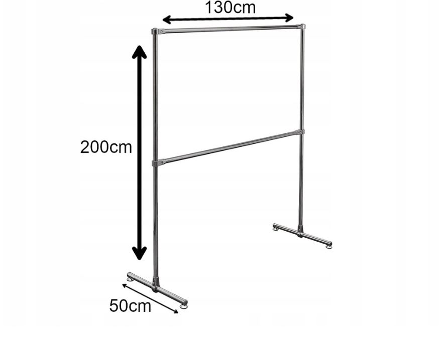 Stojak na ubrania 1,3*2 m