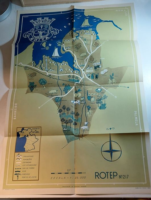 Moita - Roteiro ROTEP | Incluí Mapa Desdobrável