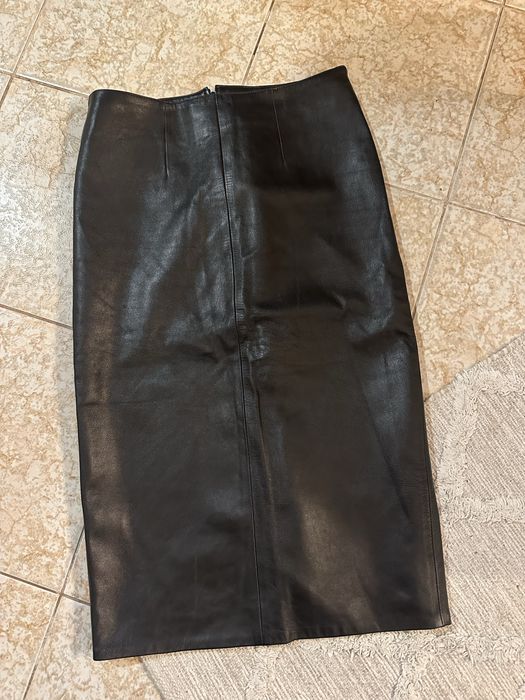 Натуральна шкіра Спідниця