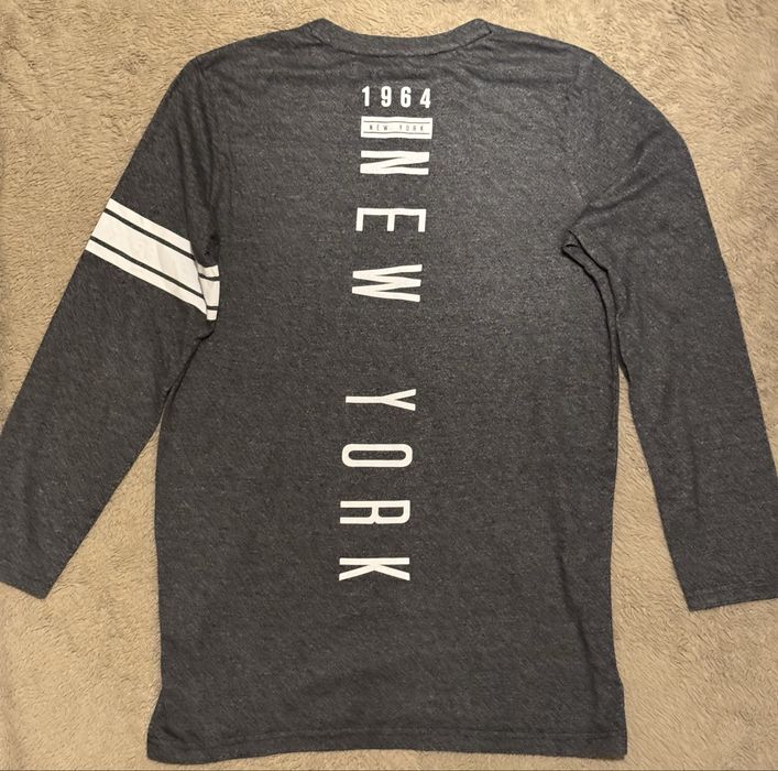 Szara koszula z napisem "New York" 158 Rebel by Primark