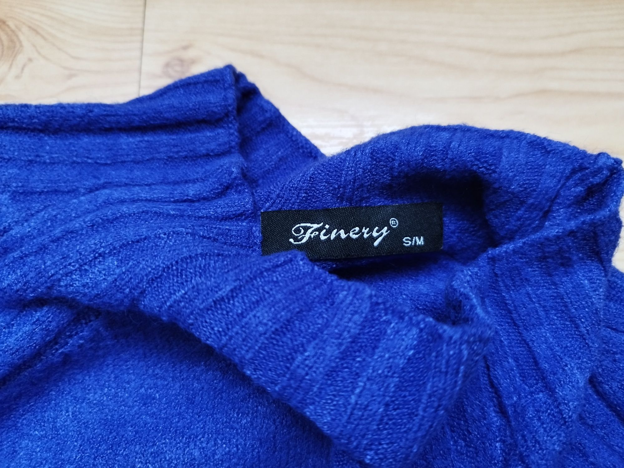 Sukienka tunika sweter z dobrym składem S/M