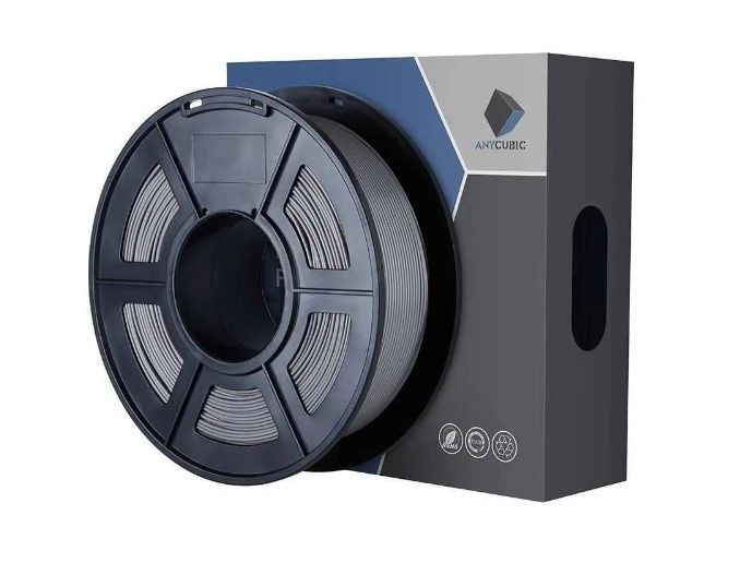 PLA пластик Anycubic для 3D принтера 1.75мм сірий (1кг)
