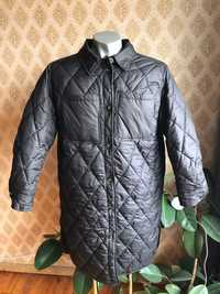 Женское стеганое деми пальто Н&М размер 54-56.