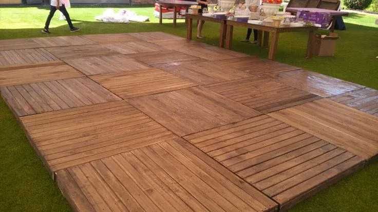Taras Platforma Paleta Tarasowa 1 Element Parkiet Podłoga Ogrodowa