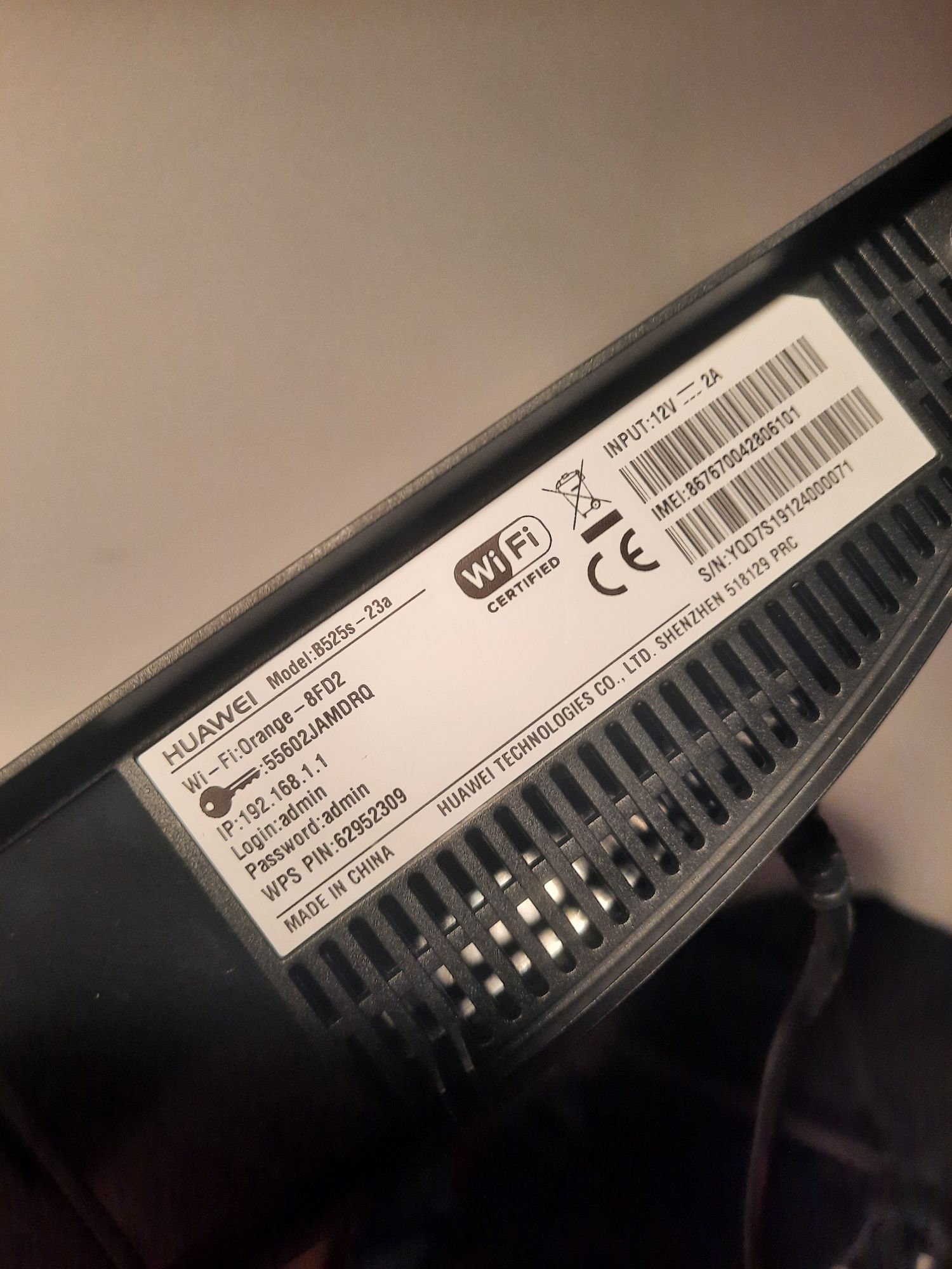 Router Huawei USZKODZONY