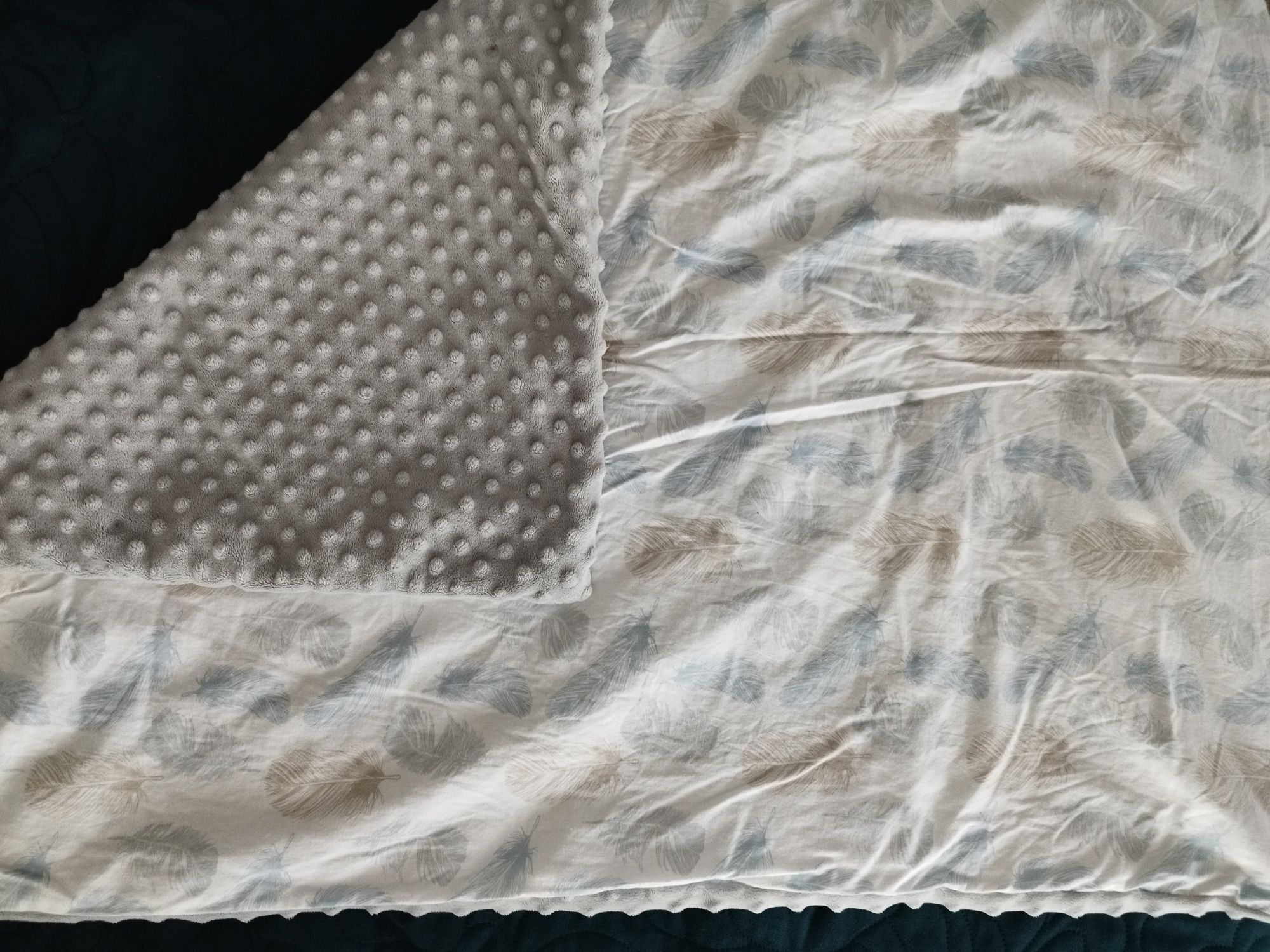 Warkocz 240 cm z pościelą i rożkiem dla niemowlęcia