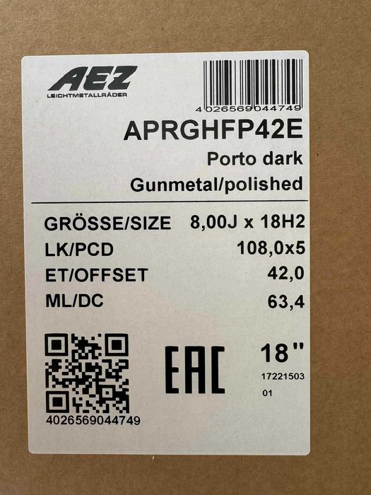 Alufelgi 5x108 r18 FORD NOWE! KUGA S-max Mondeo Edge C Max Focus 39#