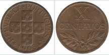 Moeda 10 centavos  - Lote de 3900 moedas