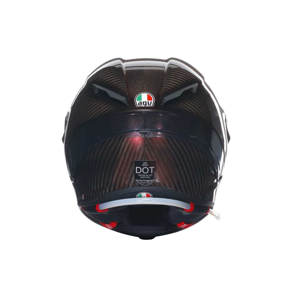 Шлем карбоновый AGV Pista GP RR Mono Red Carbon L размер + доп визор