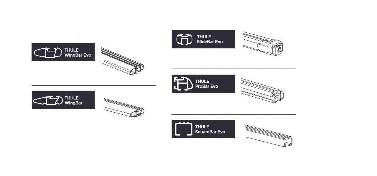 Stopy Thule evo rapid system 754